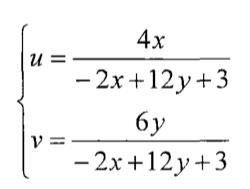 色品坐標(biāo)u、v的計算式