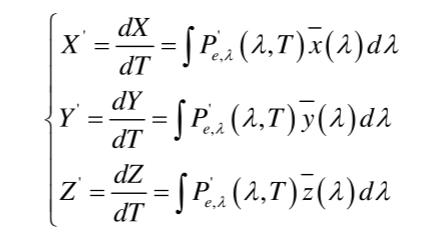 X'，Y'，Z'的計算式